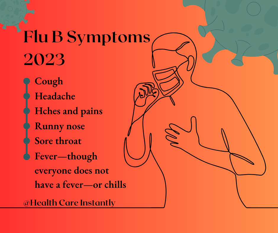 flu b symptoms 2023